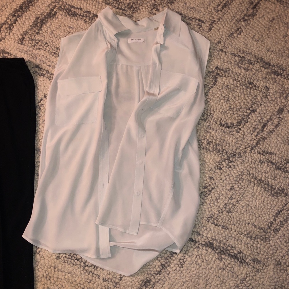 Equipment white blouse